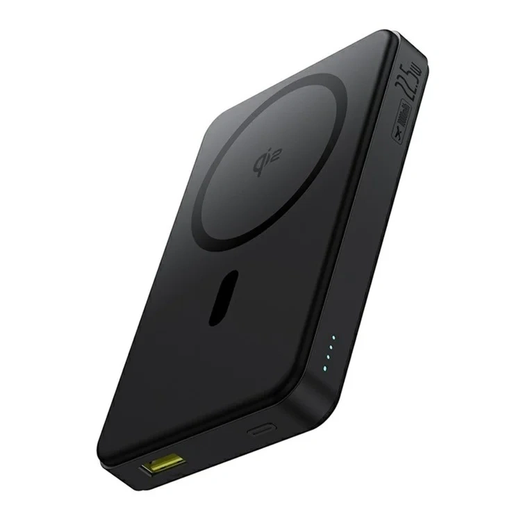 Внешний аккумулятор Baseus Airpow II Qi2 Magnetic Power Bank 10000mAh 22.5W, Black (P10080000123-00). Фото 1