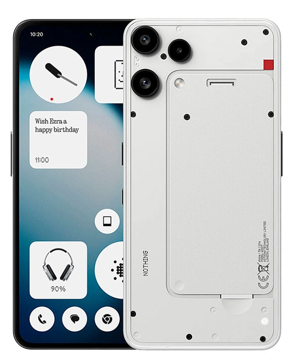 Смартфон Nothing Phone (3A) Lite (A001T) 8/256Гб, Белый. Фото 1