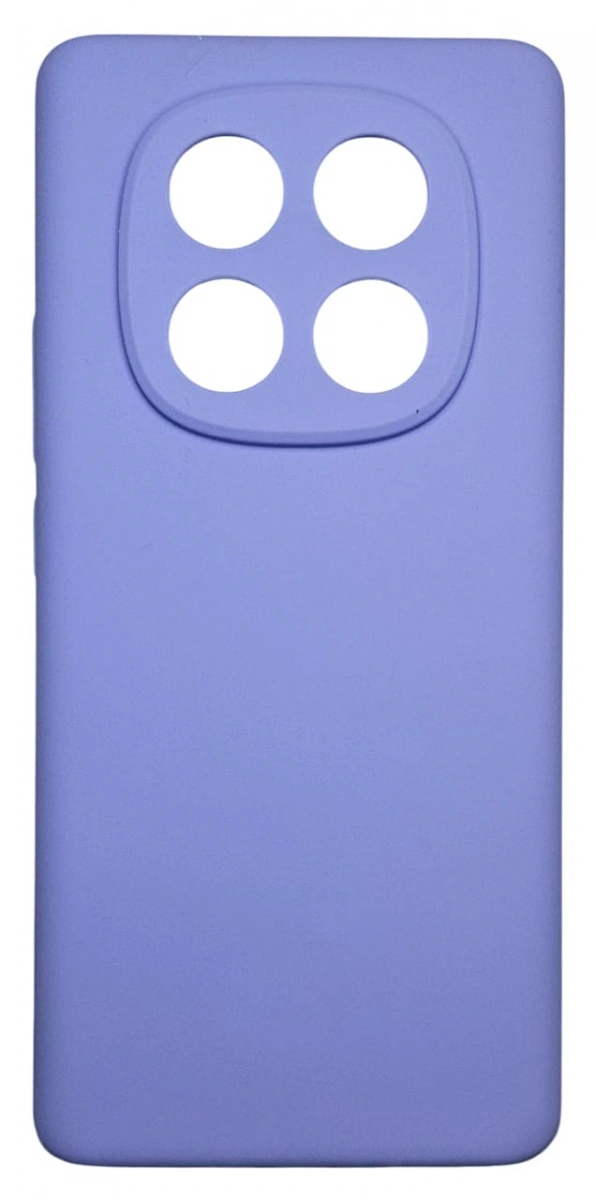 Накладка Silicone Case для Redmi Note 14 Pro 5G / Poco X7, Лиловая. Фото 1