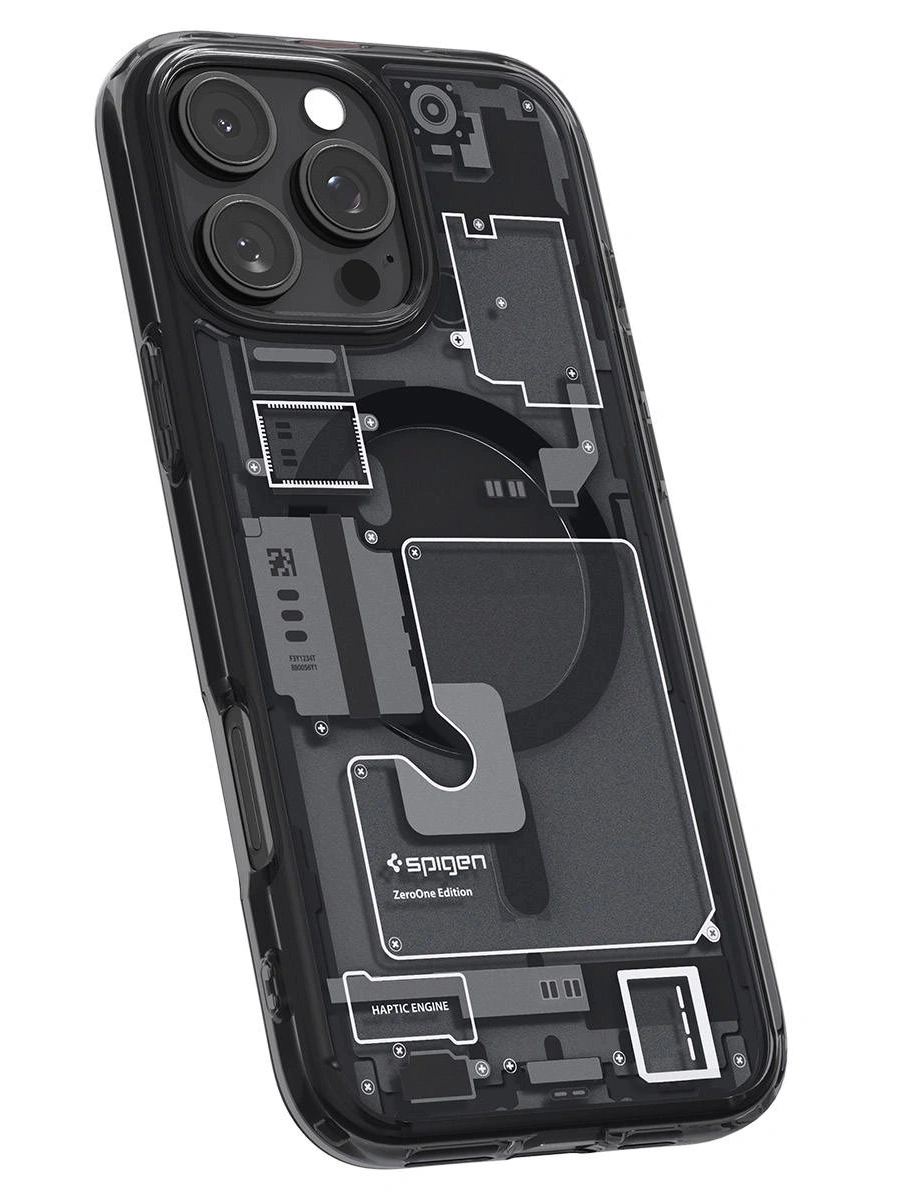 Накладка Spigen Ultra Hybrid MagSafe для iPhone 16 Pro, Zero One (ACS08135). Фото 4