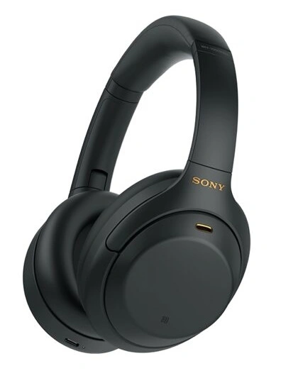 Беспроводные наушники Sony WH-1000XM4/B с шумоподавлением, Чёрные. Фото 1