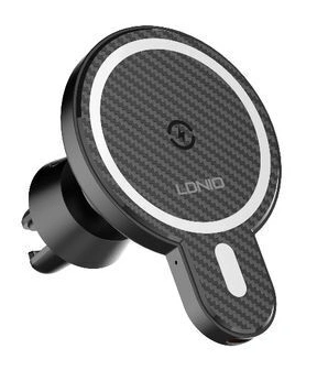 Держатель с беспроводной зарядкой LDNIO 15W Magnetic Wireless Charging (MA20). Фото 1