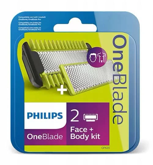 Сменное лезвие Philips OneBlade 2шт QP620/50. Фото 2