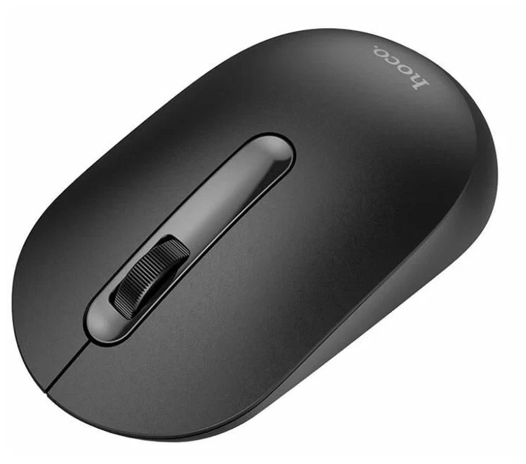 Мышь беспроводная Hoco GM14 Platinum 2.4G Business Wireless Mouse, Чёрная. Фото 1