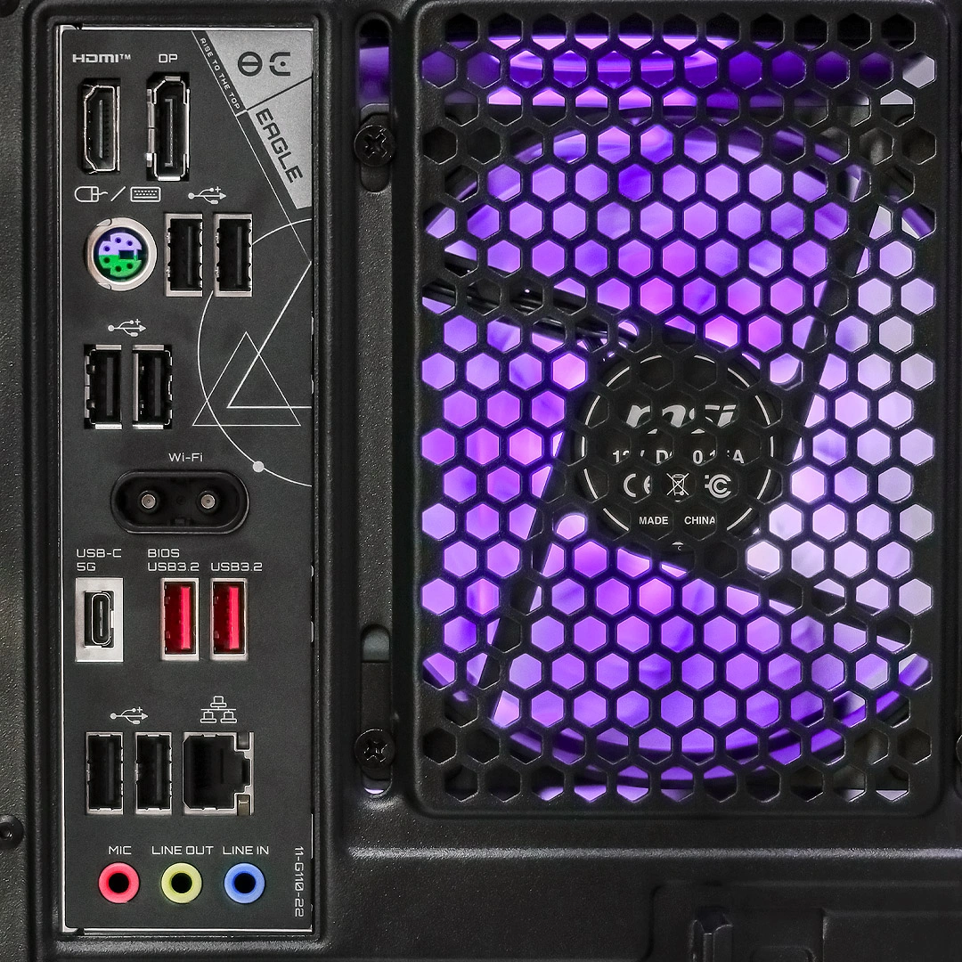 Системный блок CORE X (320R Ryzen 5 7500F, 32Гб DDR5, RTX5060 Ti, SSD 1Тб M.2, Gigabyte B650, 750Вт). Фото 4