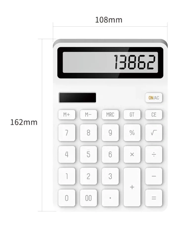 Калькулятор XiaoMi Kaco Lemo Desk Electronic Calculator K1412, Белый. Фото 5