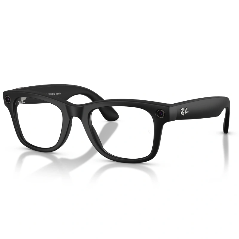 Умные очки Ray Ban Wayfarer (Gen 2) RW4012 Матовый черный/Прозрачный L 155-53mm (601SSB). Фото 1