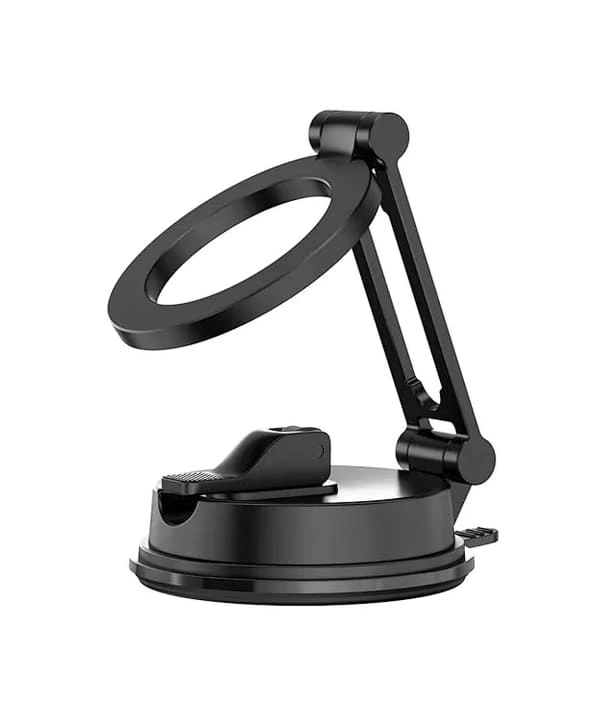 Держатель Wiwu Vacuum Suction Foldable Rotating Magnetic Phone Holder на присоске Wi-CH057, Black. Фото 4