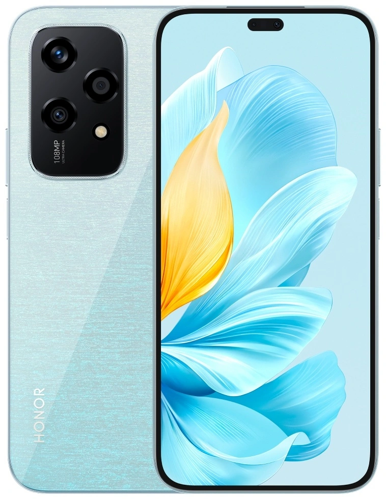 Смартфон Honor 200 Lite 8/256Гб Мерцающий голубой. Фото 1