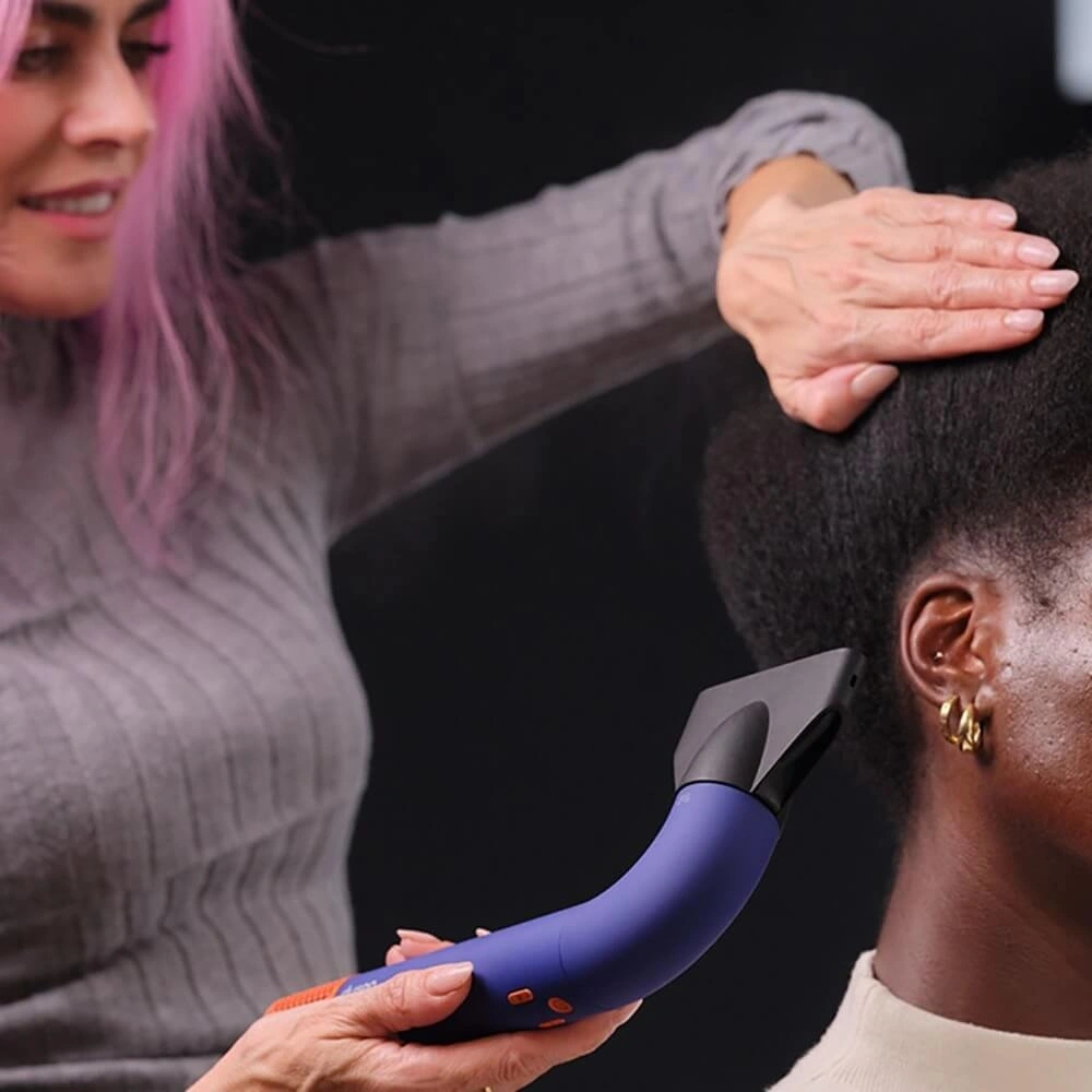 Фен Dyson Supersonic R Pro HD18, Vinca Blue/Topaz Orange. Фото 5