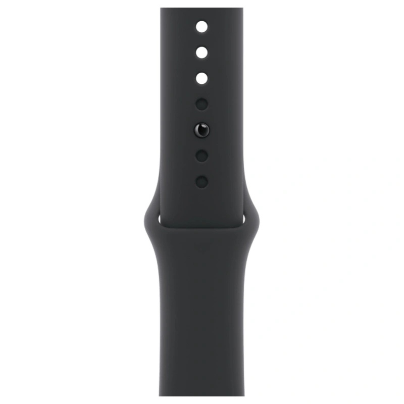 Apple Watch Series 11, 46 мм, алюминий цвета «Space Gray», спортивный ремешок "Black", M/L (MEV44). Фото 3