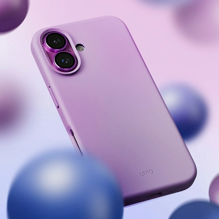 Накладка Uniq для iPhone 16 Lyden (MagSafe), Grape Pink (IP6.1(2024)-LINOHMGPNK). Фото 5
