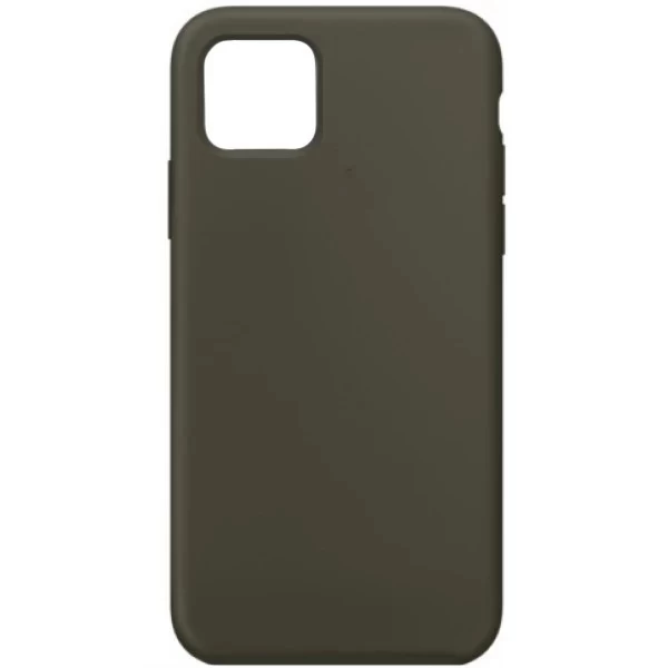 Накладка Silicone Case для iPhone 12 Mini, Тёмно-оливковая