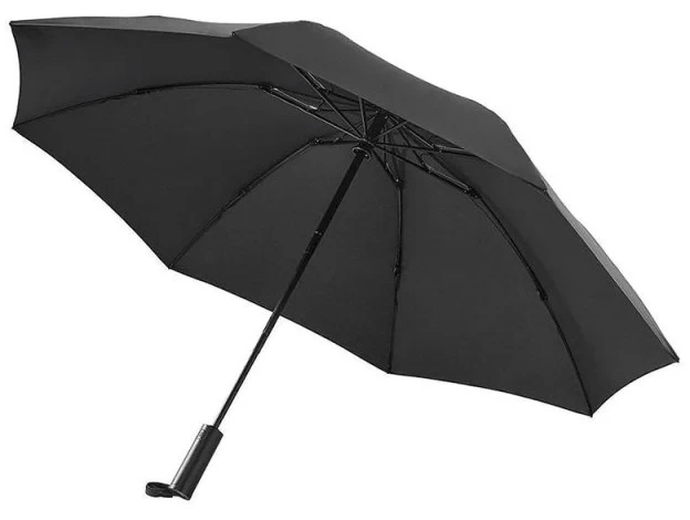 Зонт 90 Points Reverse illuminated Umbrella, Чёрный