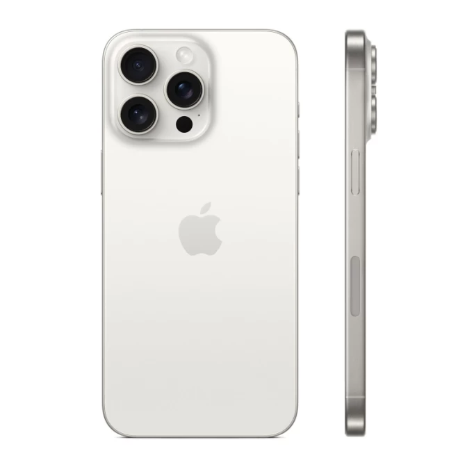 Смартфон Apple iPhone 15 Pro 256Gb White Titanium (Dual SIM)