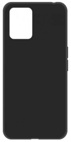 Накладка Silicone Case Logo для Realme C35, Чёрная