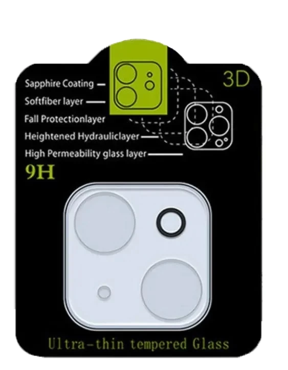 Защитное стекло для камеры для iPhone 13 / iPhone 13 mini, Чёрное
