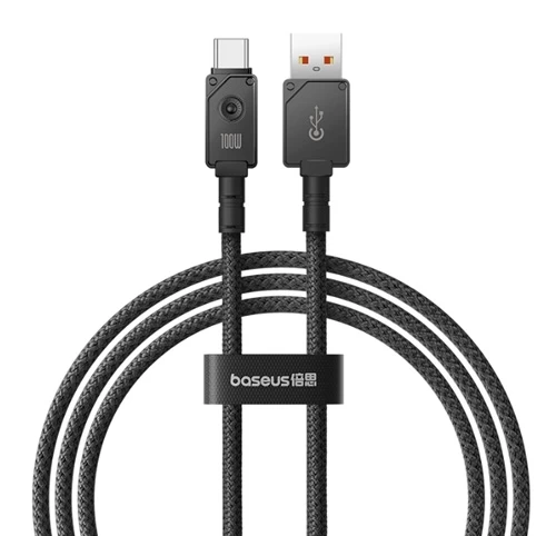 Кабель Baseus Unbreakable Series Fast Charging Data Cable USB to Type-C 100W 2m, Чёрный (P10355801111-01)