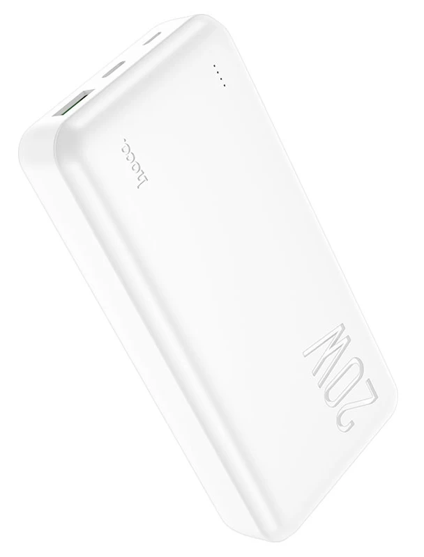 Внешний аккумулятор Hoco J87A Tacker PD20W+QC3.0 20000mAh, Белый