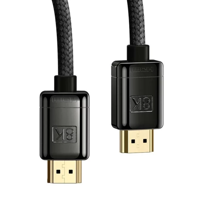 Кабель Baseus High Definition Series HDMI 8K to HDMI 8K Adapter Cable 2m, Чёрный (WKGQ000101)