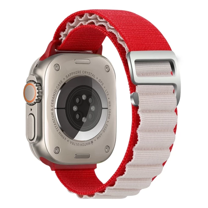 Ремешок Alpine Loop для Apple Watch 38/40/41мм, Красный