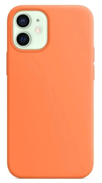 Накладка Silicone Case для iPhone 12 Mini, Kumquat (без MagSafe)