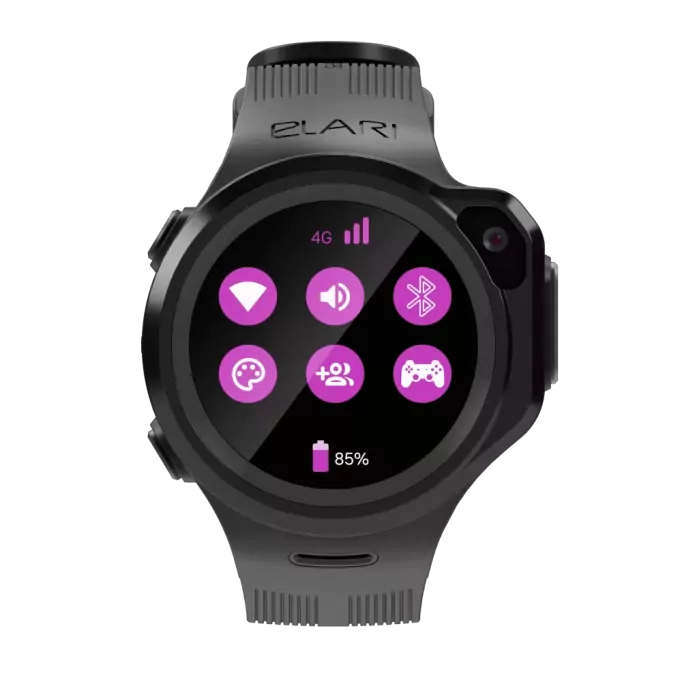 Умные часы Elari KidPhone 4GR (KP-4GR), Чёрные