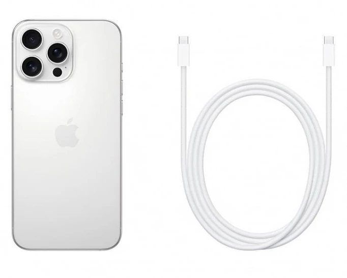 Смартфон Apple iPhone 16 Pro Max 256Gb White Titanium (eSIM+SIM)