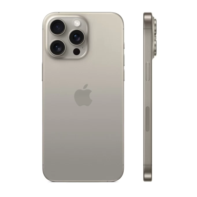 Смартфон Apple iPhone 15 Pro Max 512Gb Natural Titanium (eSIM+SIM)