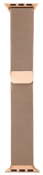 Ремешок для Apple Watch 42/44/45 мм миланский сетчатый браслет, Rose Gold