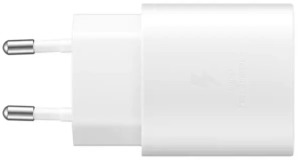 Сетевое зарядное устройство Samsung USB-C 25W, Белое (EP-TA800NWEG)