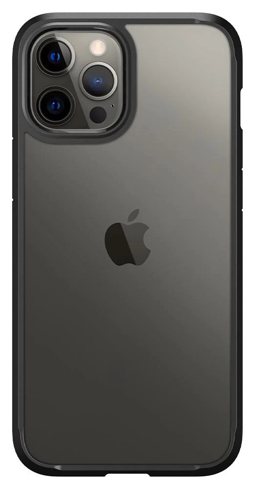 Чехол Spigen Ultra Hybrid для iPhone 12 Pro / iPhone 12, Матовый чёрный (ACS01703)