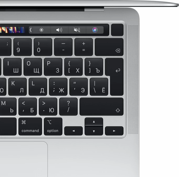 Apple MacBook Pro 13" 256Gb Silver (MYDA2) (M1, 8 ГБ, 256 ГБ SSD, Touch Bar)