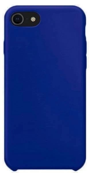 Накладка Silicone Case для iPhone 7/8, Тёмно-синяя
