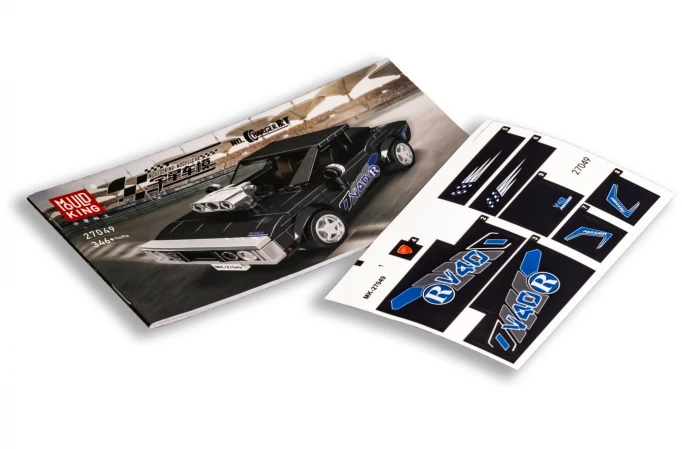 Конструктор Mould King Models 27049. Dodge Charger RT, 346 деталей
