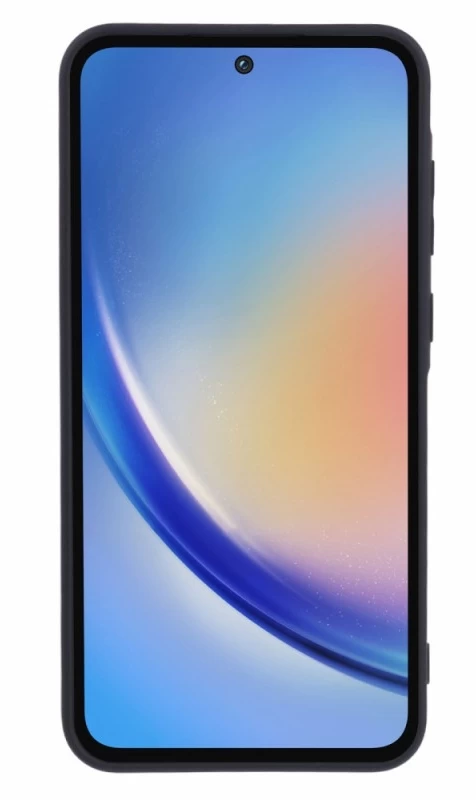 Накладка Silicone Case для Samsung Galaxy A55 5G, Чёрная