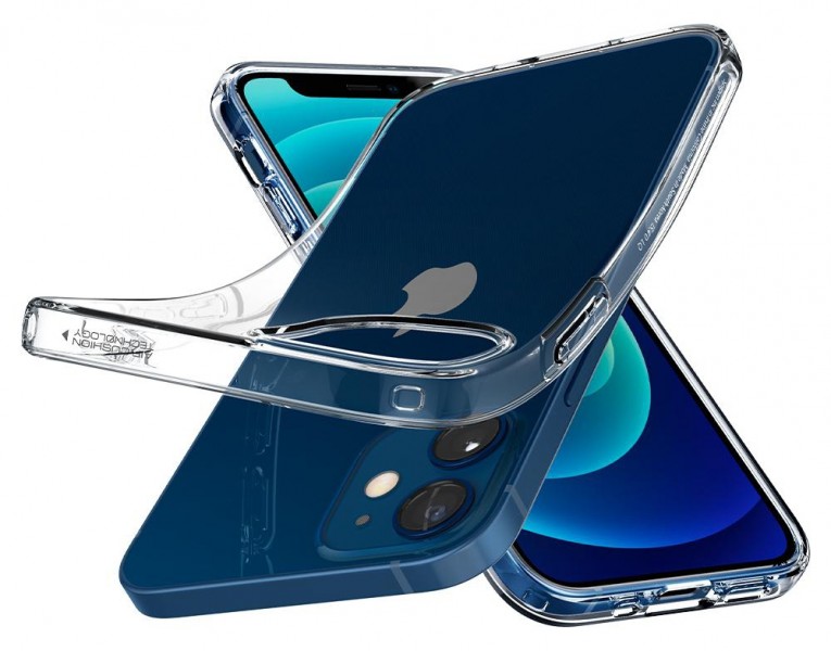 Чехол Spigen Liquid Crystal для iPhone 12 mini, Кристально-прозрачный (ACS01740)